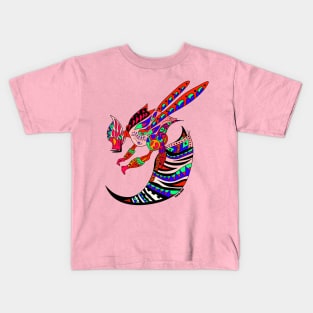 pink honey bee ecopop mandala Kids T-Shirt